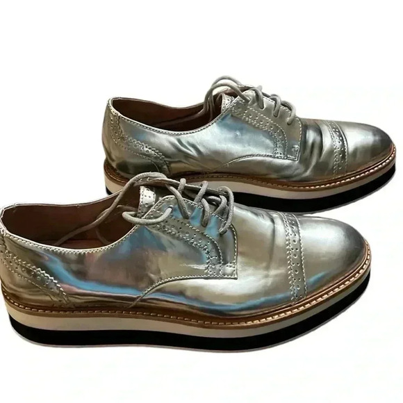 Halogen x Atlantic-Pacific ‘The Flatform Derby’ Woman’s Size 9 - Picture 3 of 7